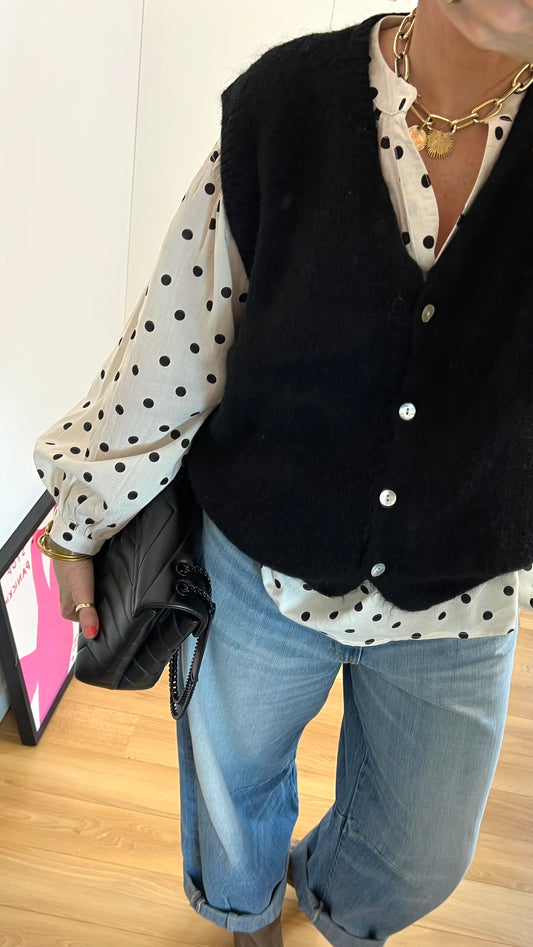Gilet | CHARLOTTE Noir