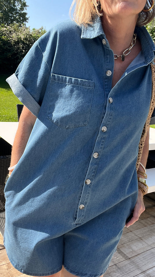 Combi-short denim | DIEGO