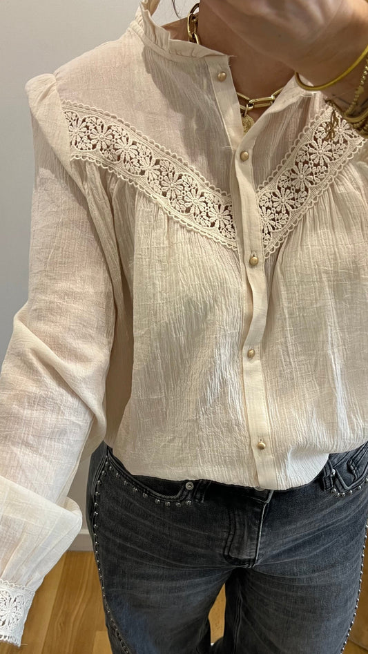 Chemise MARYLOU beige