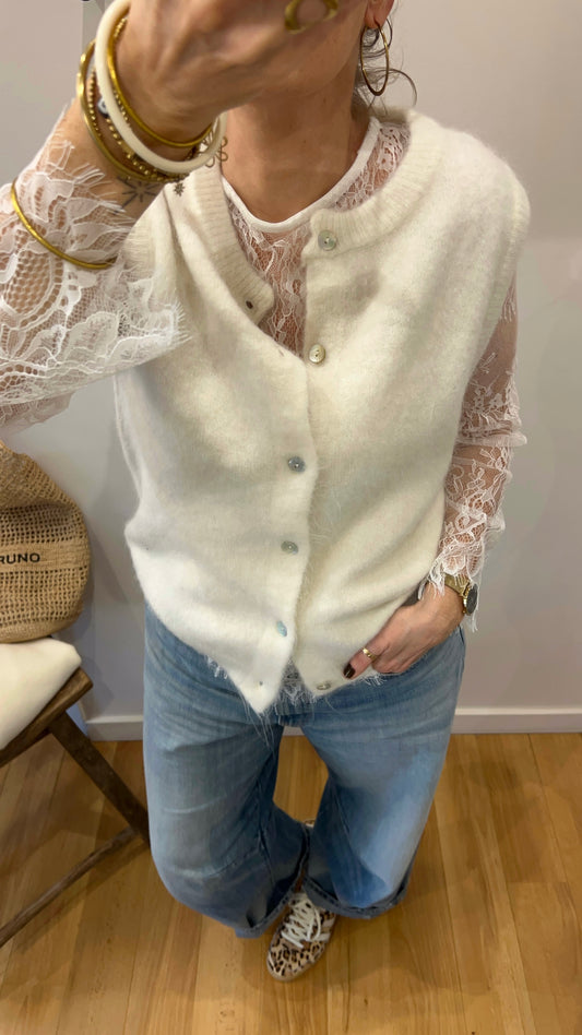 Top | ISALINE blanc