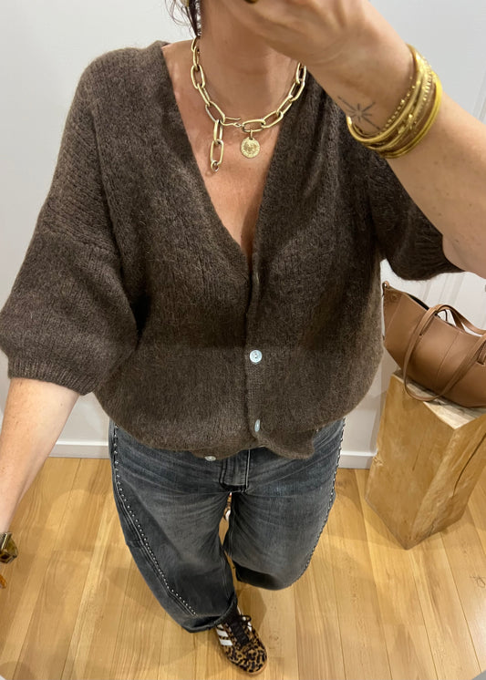 Gilet INGRID chocolat