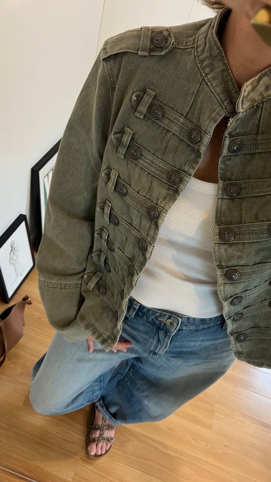 Veste jean | JACKSON kaki