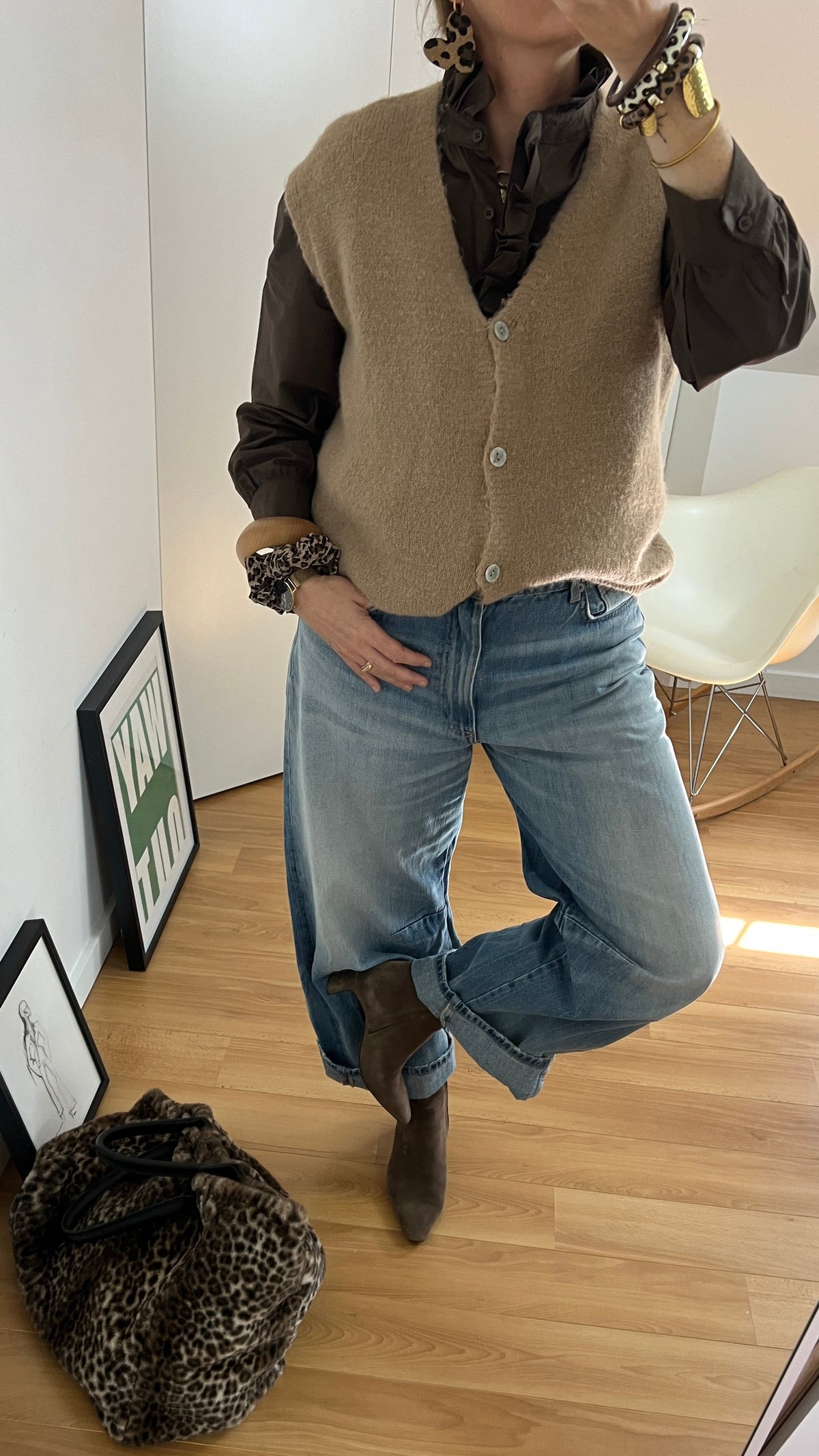 Gilet sans manches | ELSA Camel