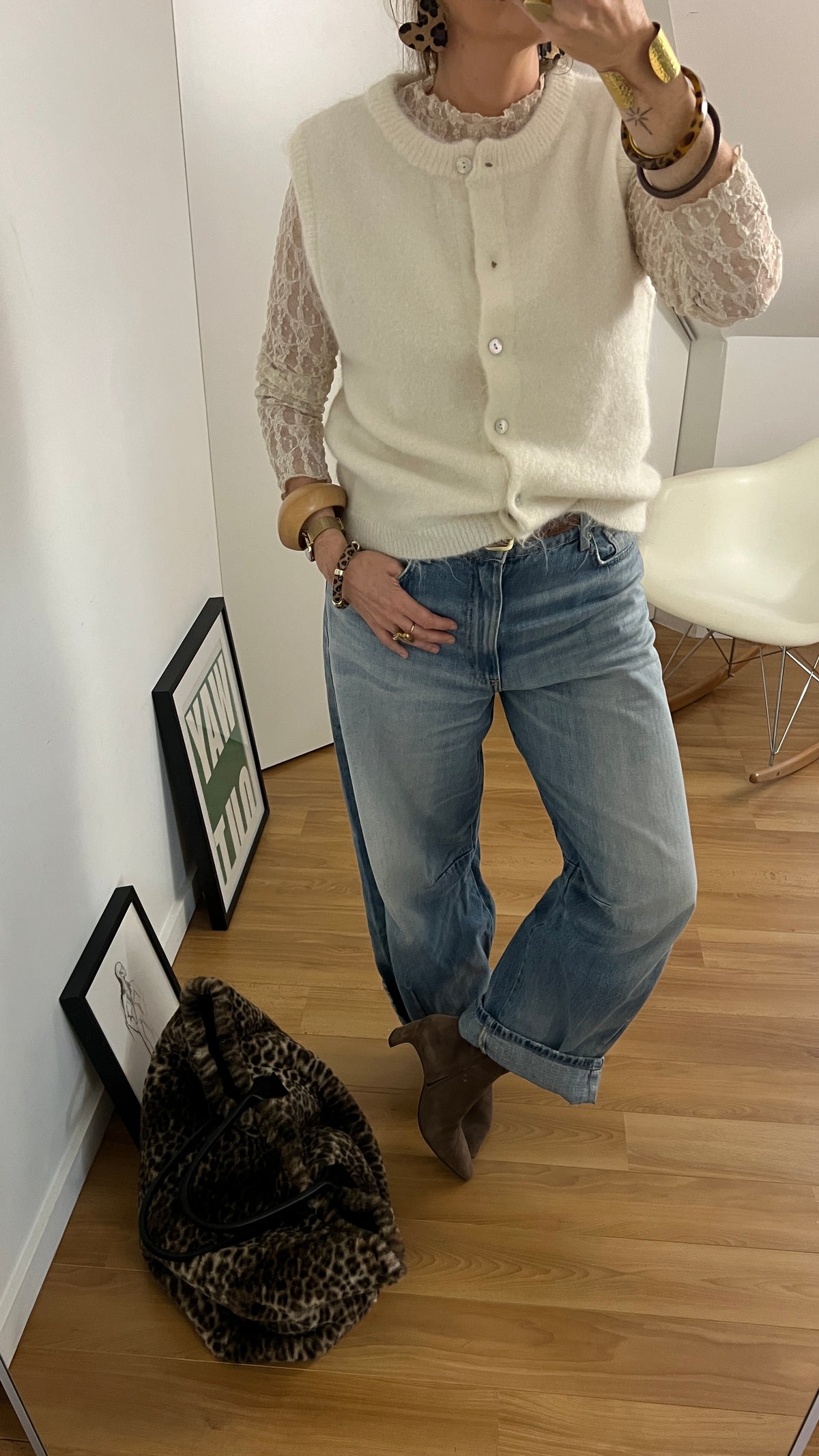 Gilet sans manches blanc | FLAVIE 🤍