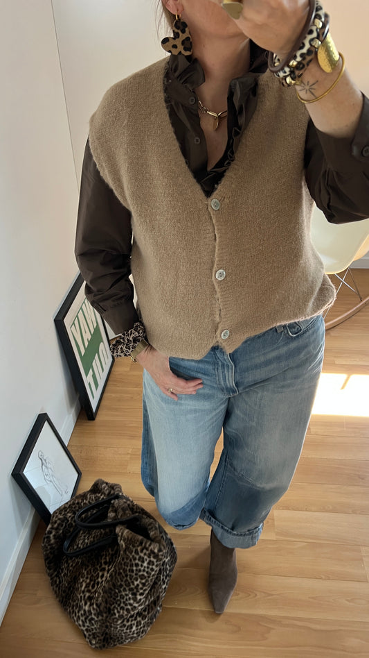 Gilet sans manches | ELSA Camel