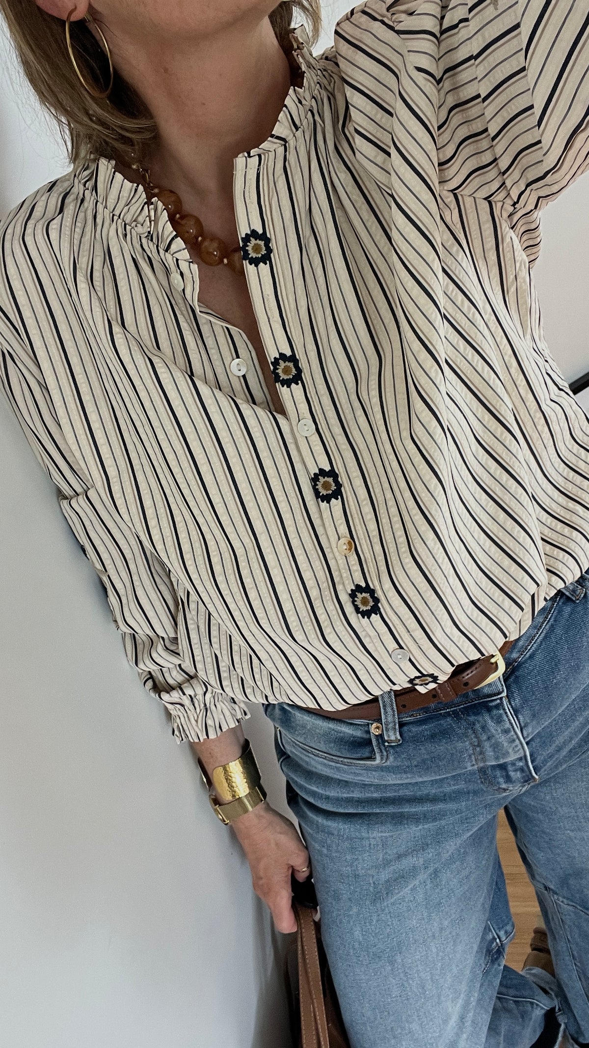 Chemise rayée | ROMANE