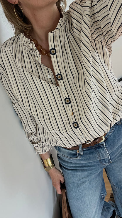 Chemise rayée | ROMANE