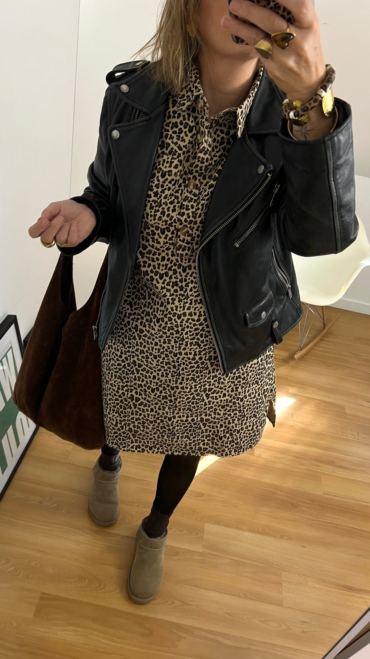 Robe léopard courte | LILOU 🐆