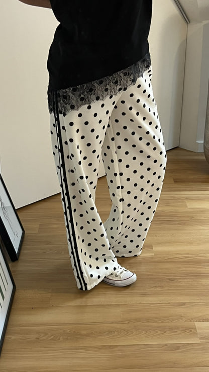 Pantalon Jogging | POLKA Blanc