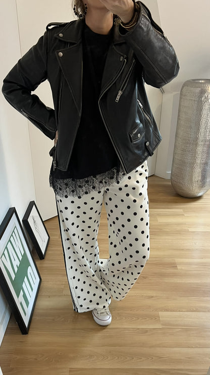 Pantalon Jogging | POLKA Blanc