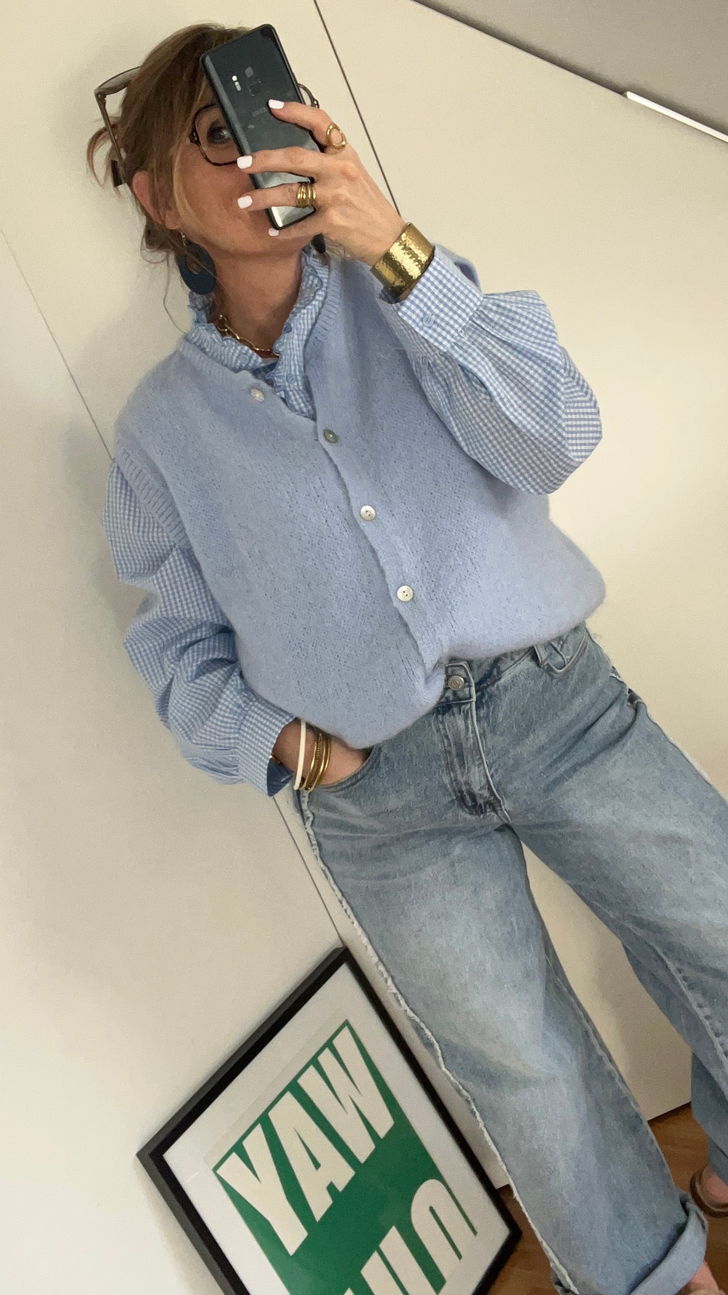 Gilet | CHARLOTTE bleu ciel