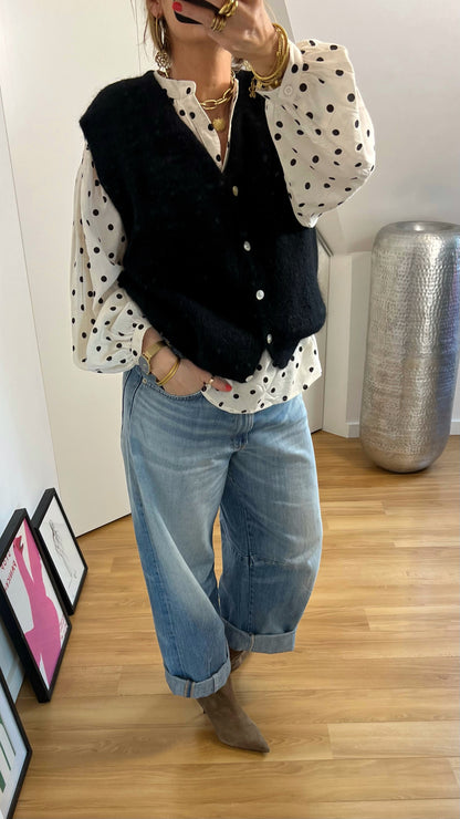 Gilet | CHARLOTTE Noir