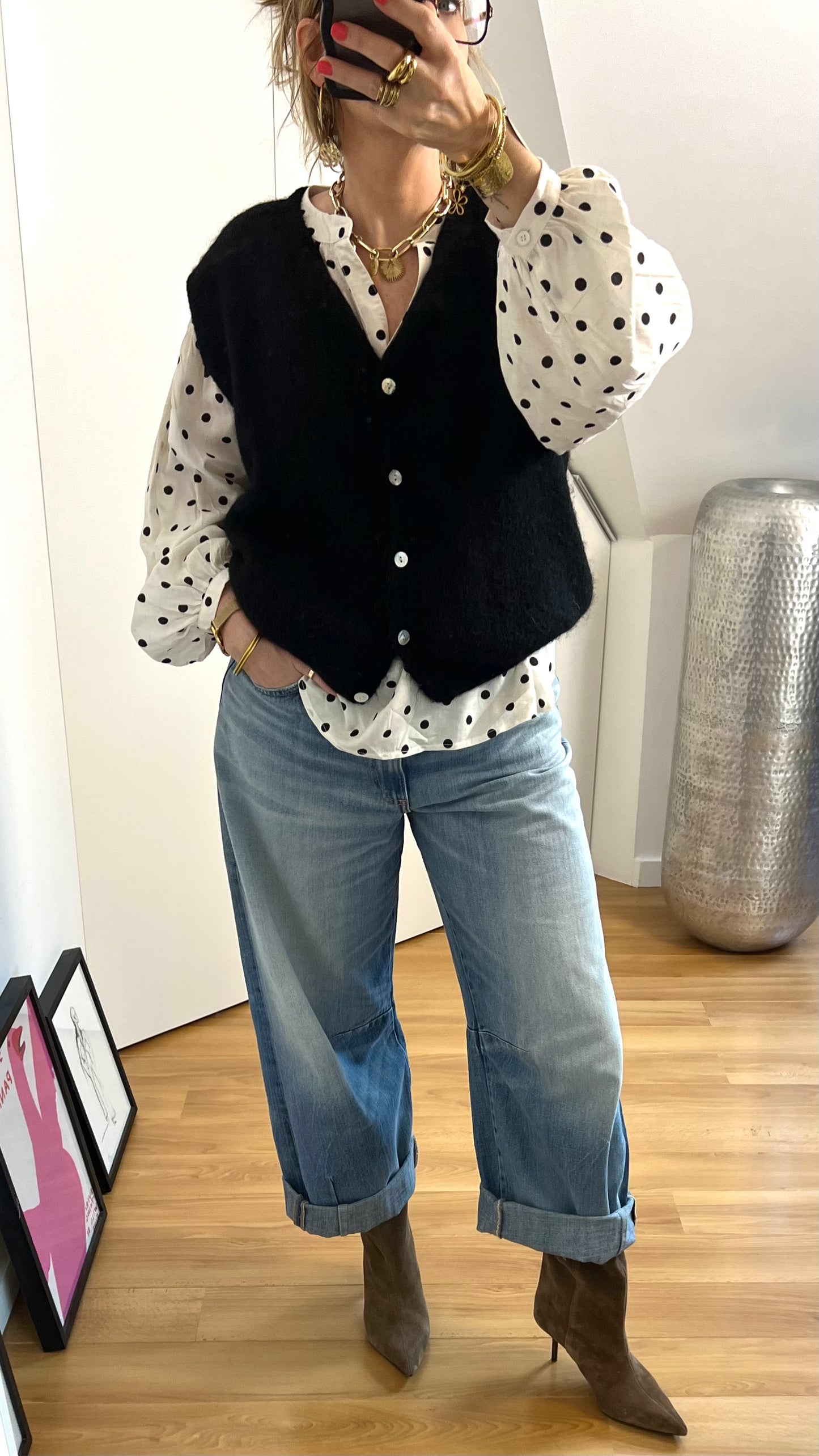Gilet | CHARLOTTE Noir