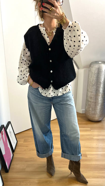 Gilet | CHARLOTTE Noir
