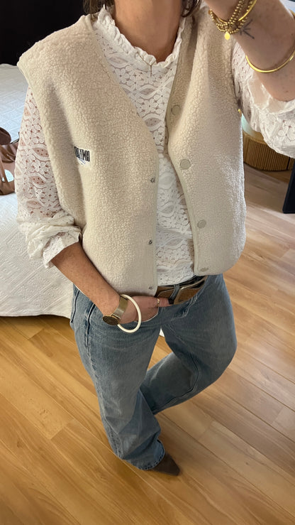 Gilet CONSTANCE Crème