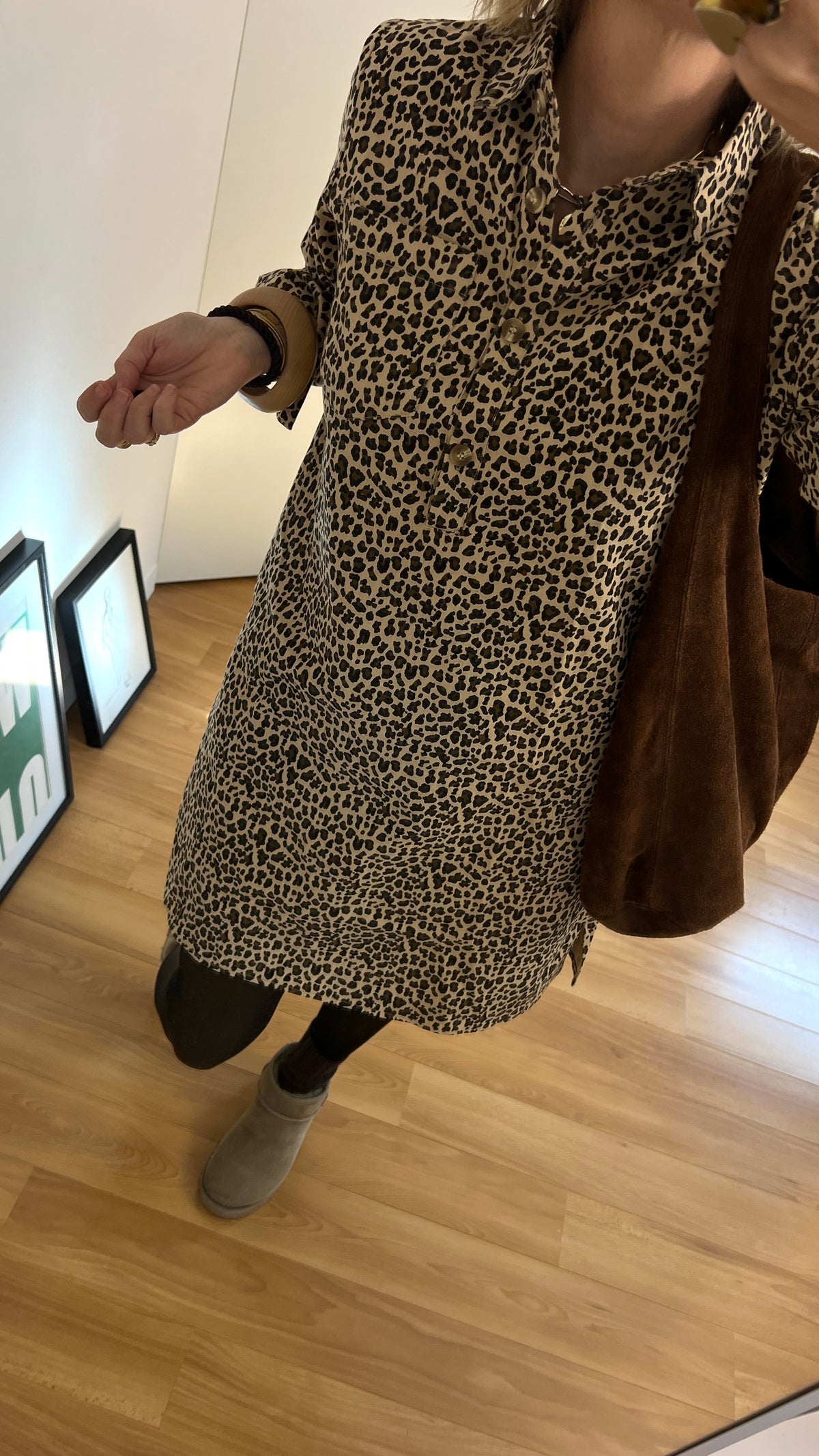 Robe léopard courte | LILOU 🐆