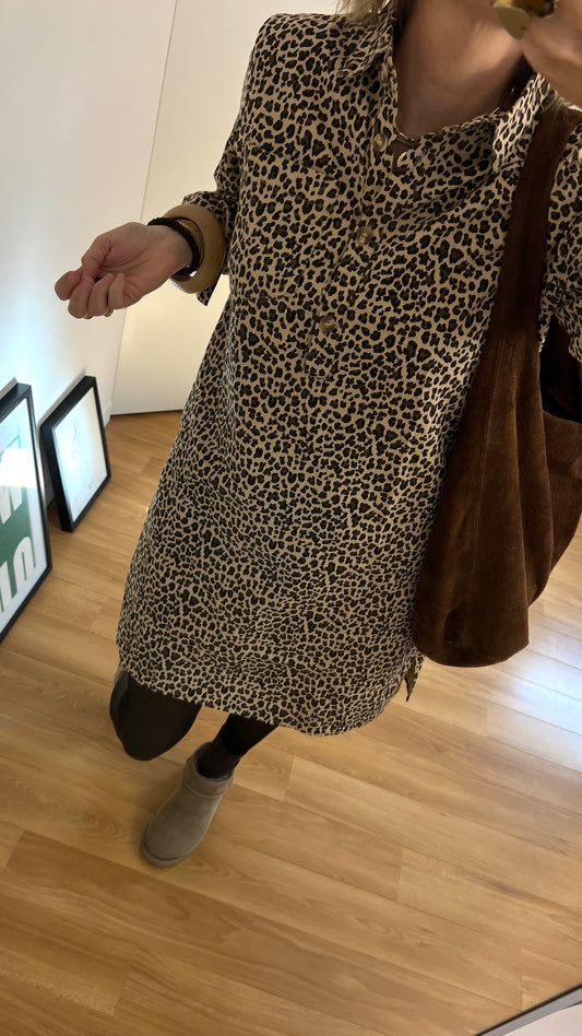 Robe léopard courte | LILOU 🐆