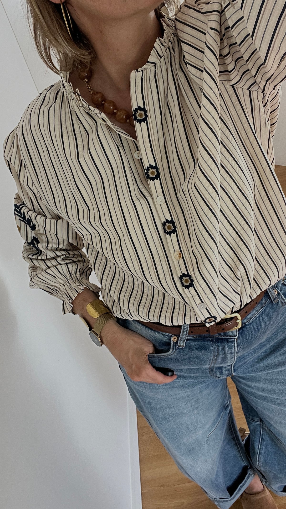 Chemise rayée | ROMANE