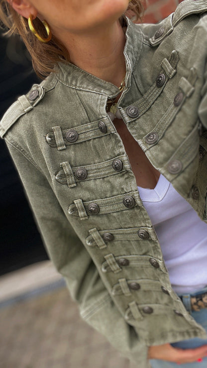 Veste jean | JACKSON kaki