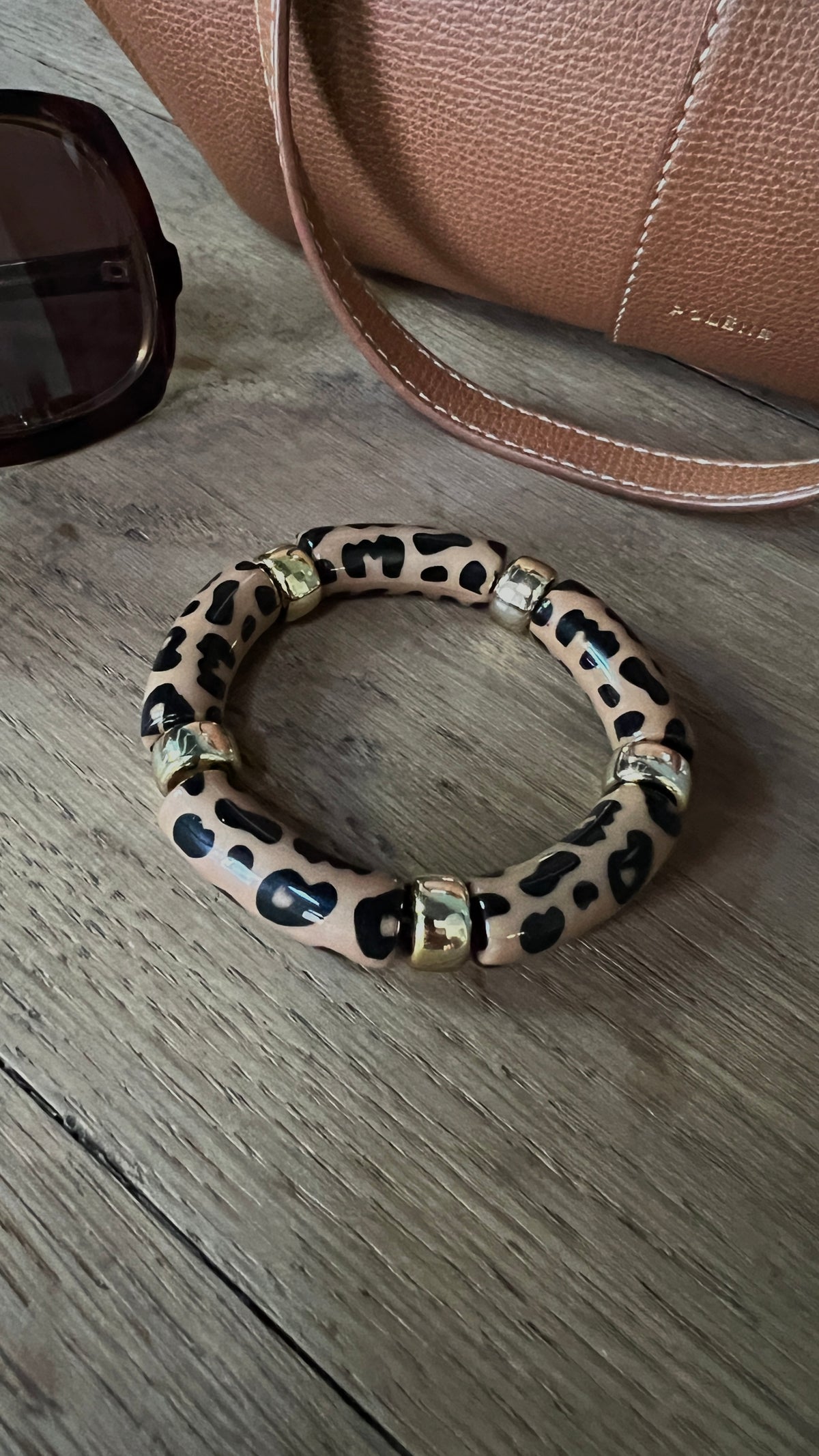 Bracelet perles | LEOPARD CHOCOLAT