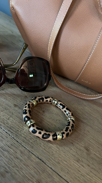 Bracelet perles | LEOPARD CHOCOLAT