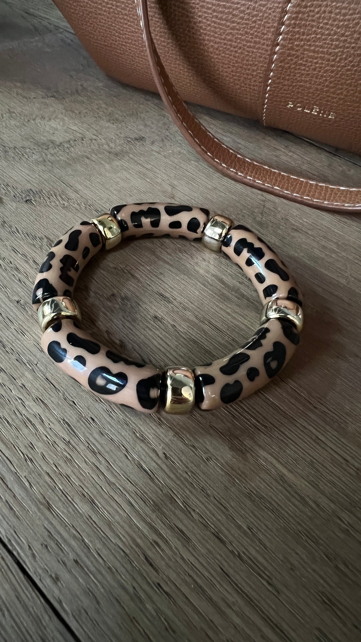 Bracelet perles | LEOPARD CHOCOLAT