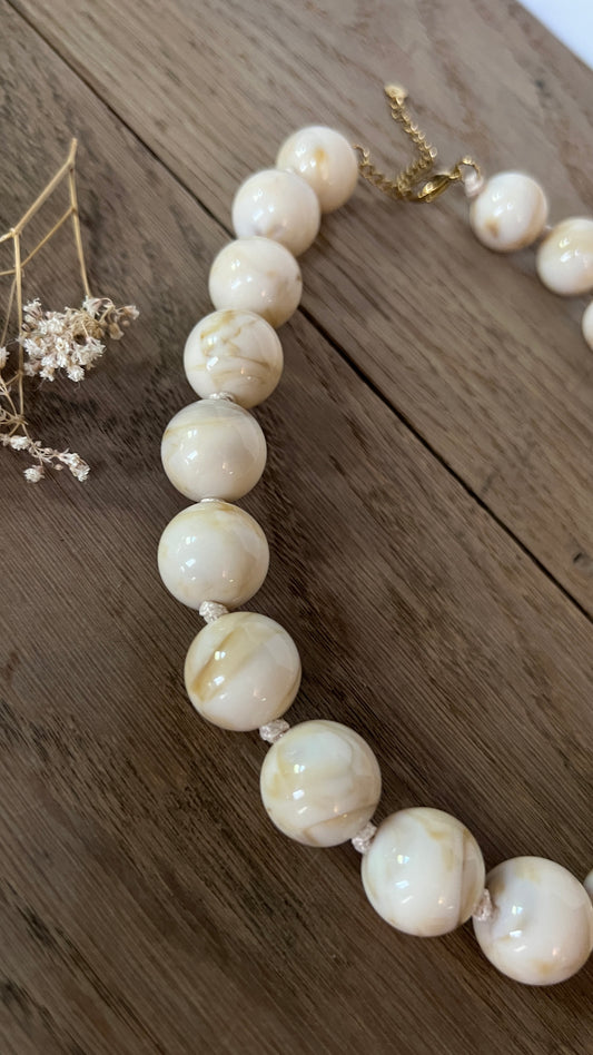 Collier | DÉLIA Beige
