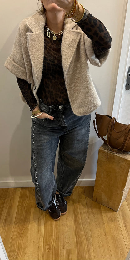 Veste | EMILIE beige chiné