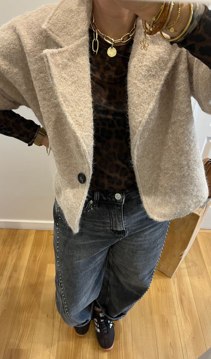 Veste | EMILIE beige chiné