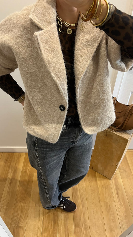 Veste | EMILIE beige chiné