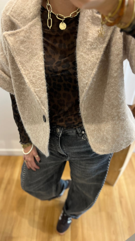 Veste | EMILIE beige chiné