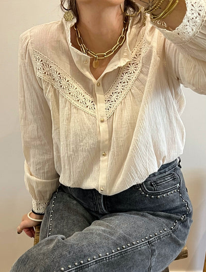 Chemise MARYLOU beige