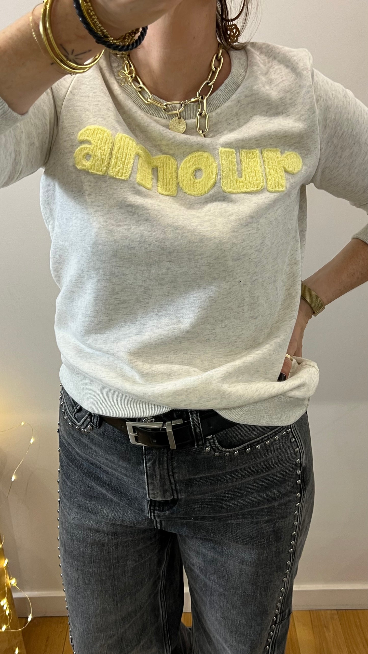 Sweat | JULIETTE AMOUR Jaune