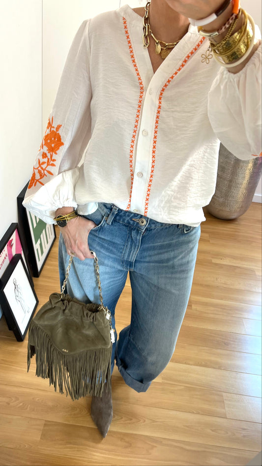 Blouse | CLAUDIA Orange