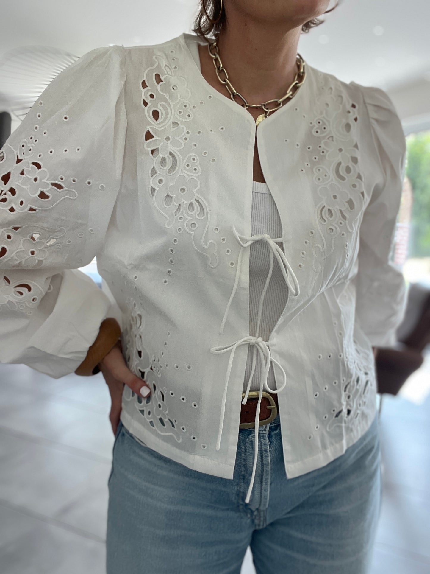 Blouse Broderie | SARAH