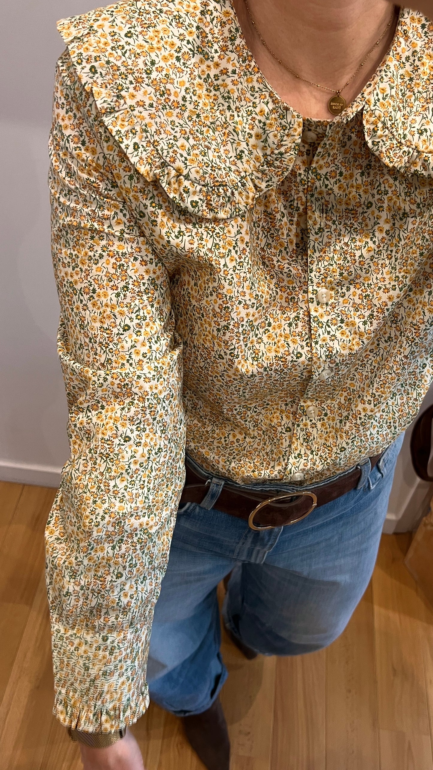 Chemise SUZANNE col Claudine