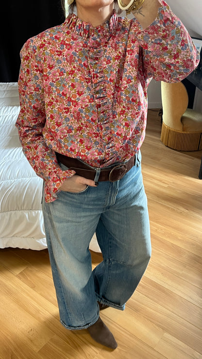 Chemise LIBERTY rose