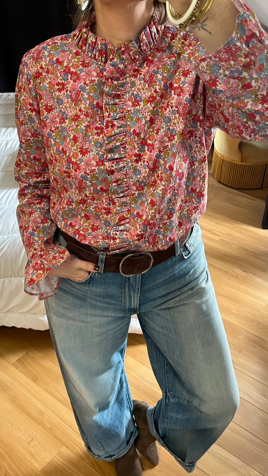 Chemise LIBERTY rose