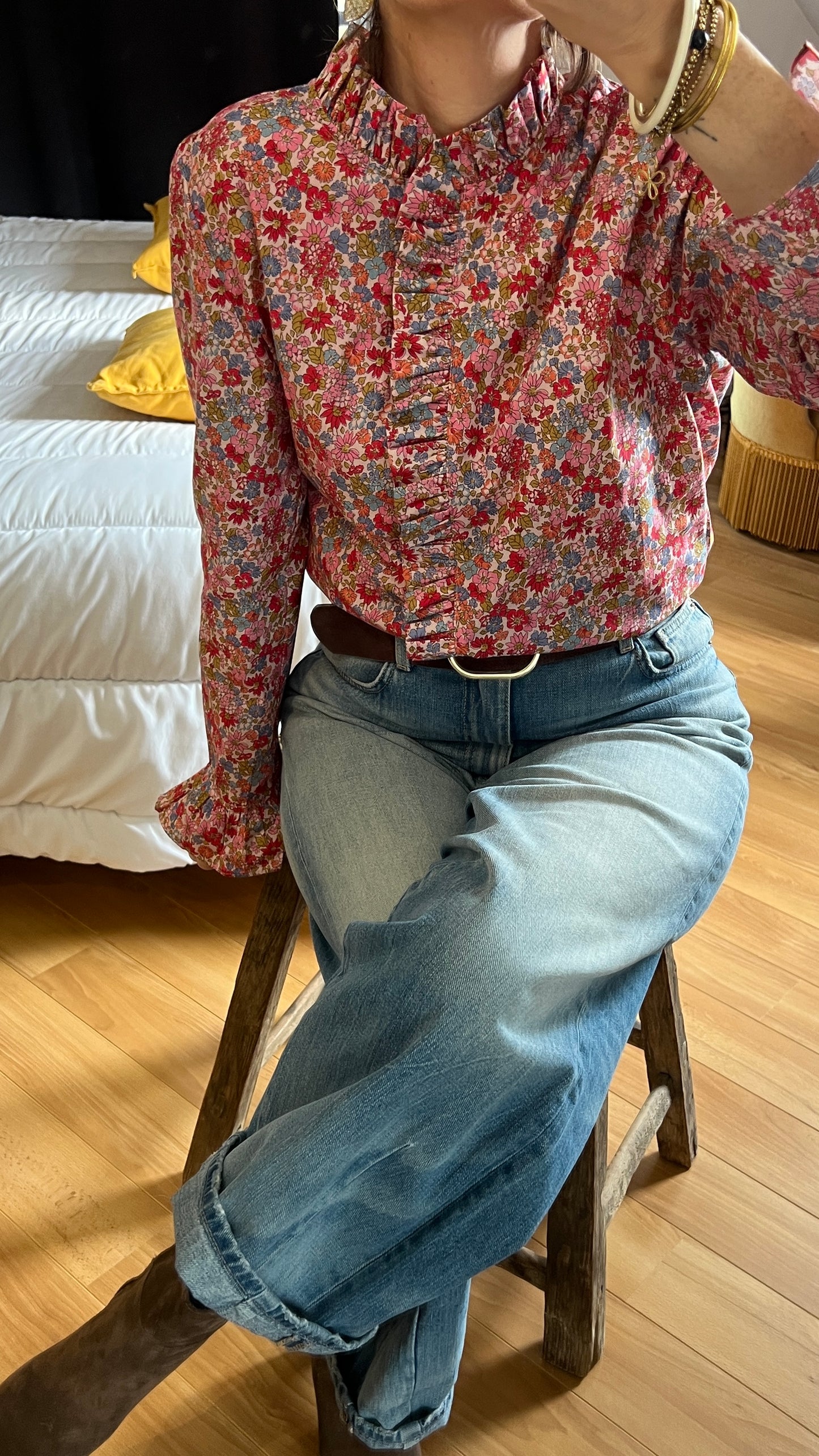 Chemise LIBERTY rose