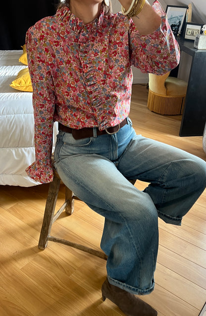 Chemise LIBERTY rose