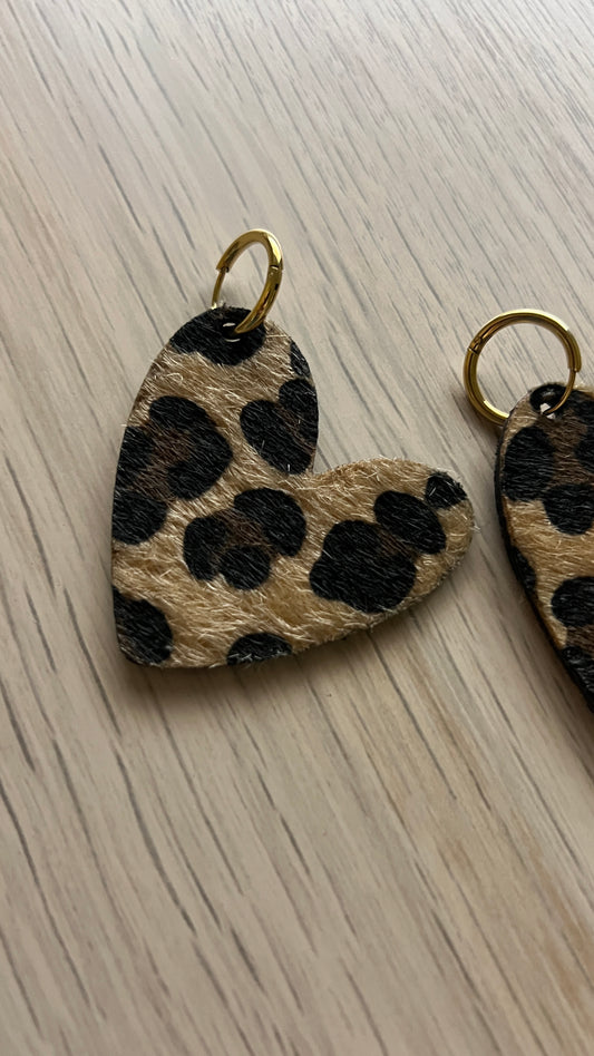 Boucles d'oreilles Léopard