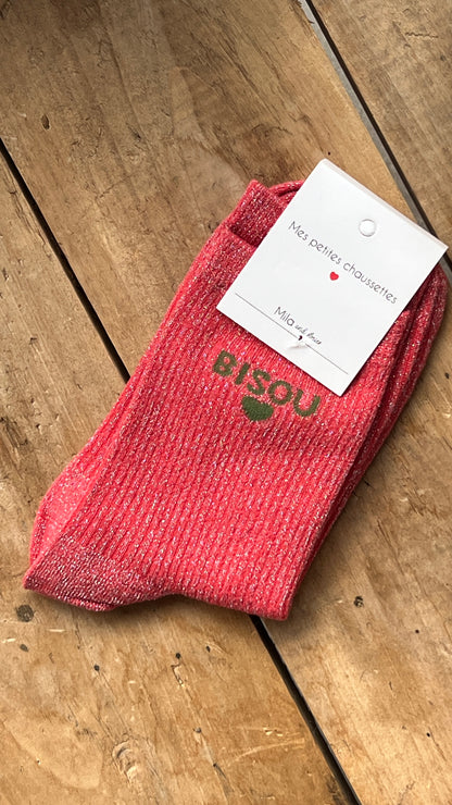 Chaussettes paillettes BISOU