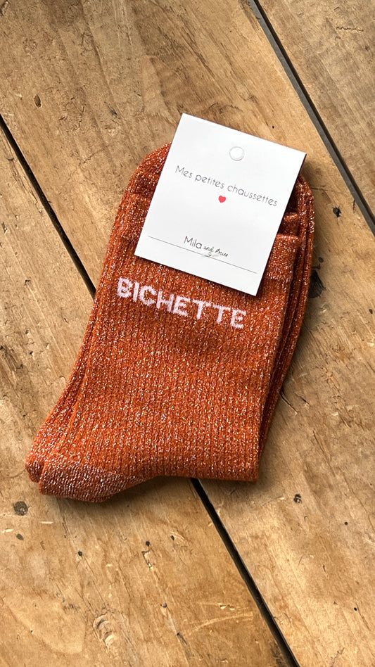 Chaussettes paillettes BICHETTE
