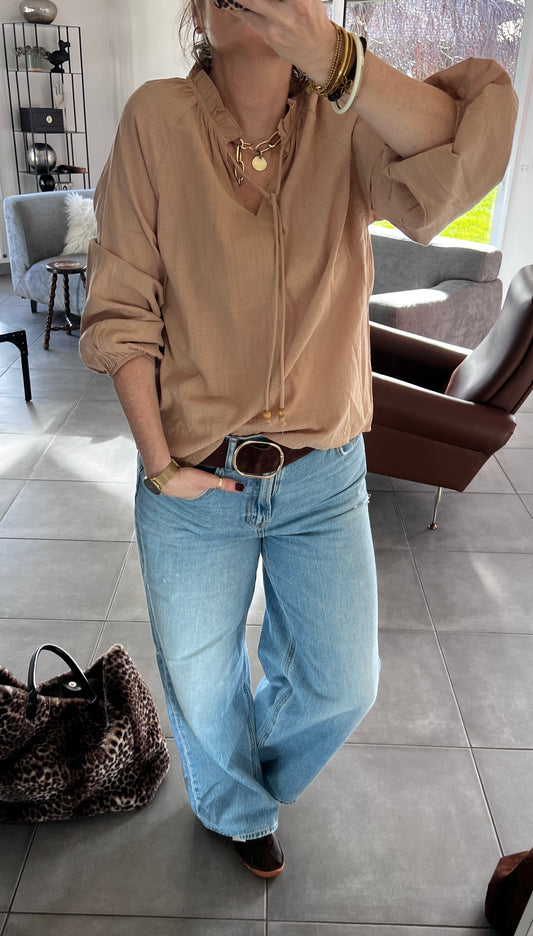 Blouse PERRINE Camel