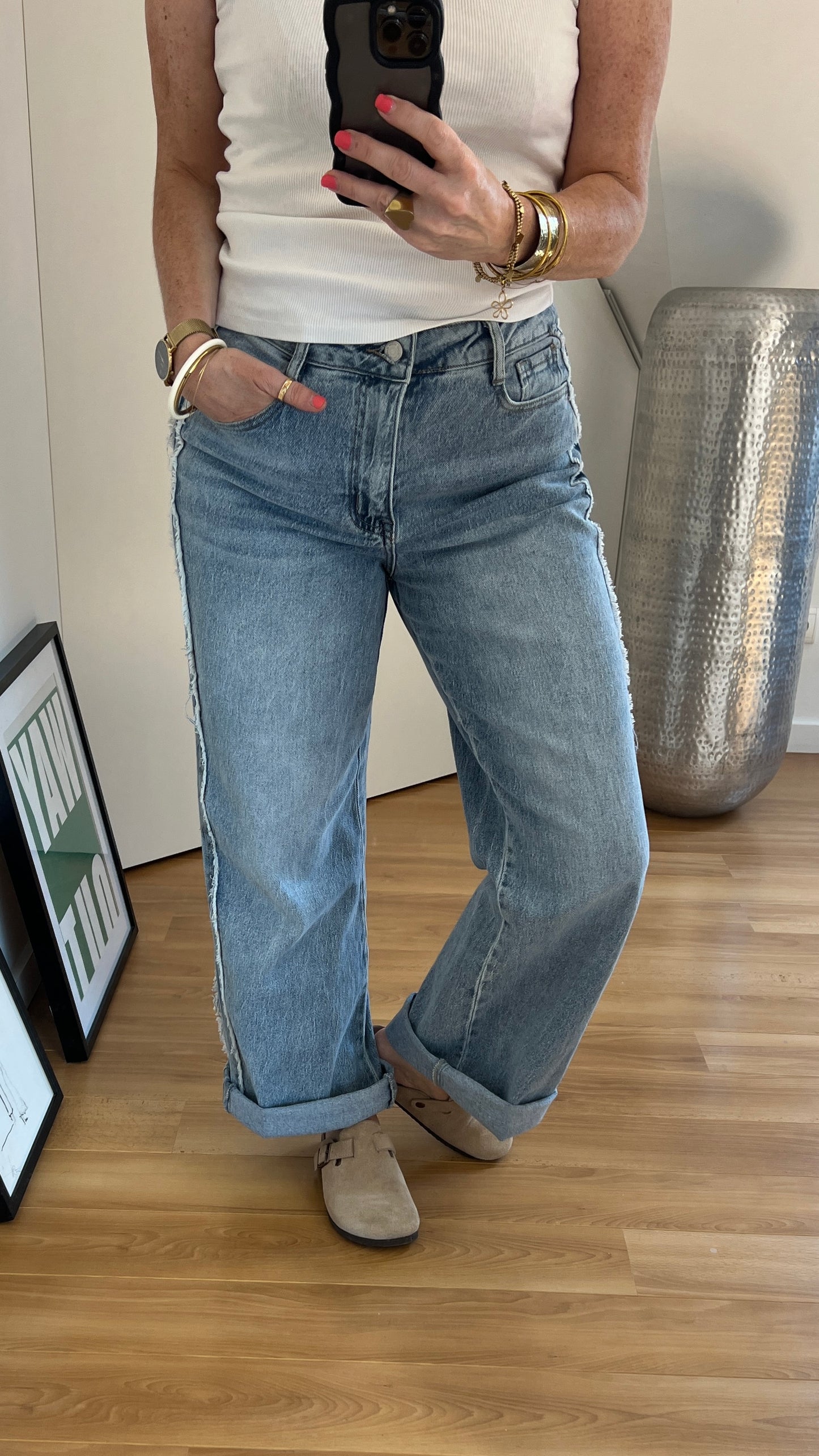 Jeans Wide Leg | GABRIEL bleu