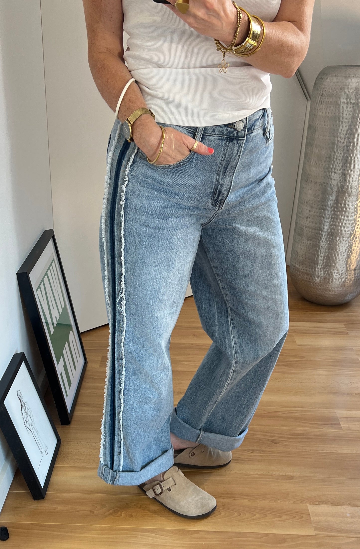 Jeans Wide Leg | GABRIEL bleu