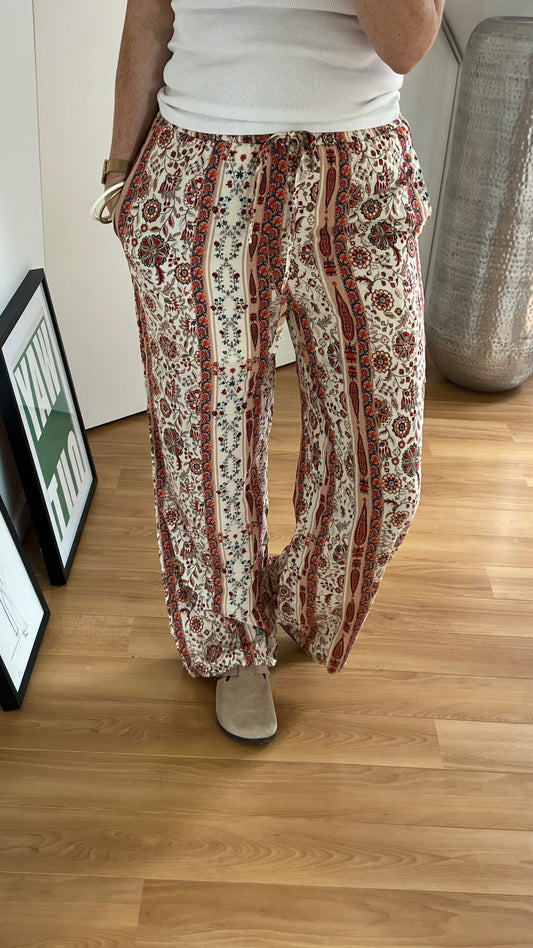 Pantalon | THERESA - Imprimé Bohème