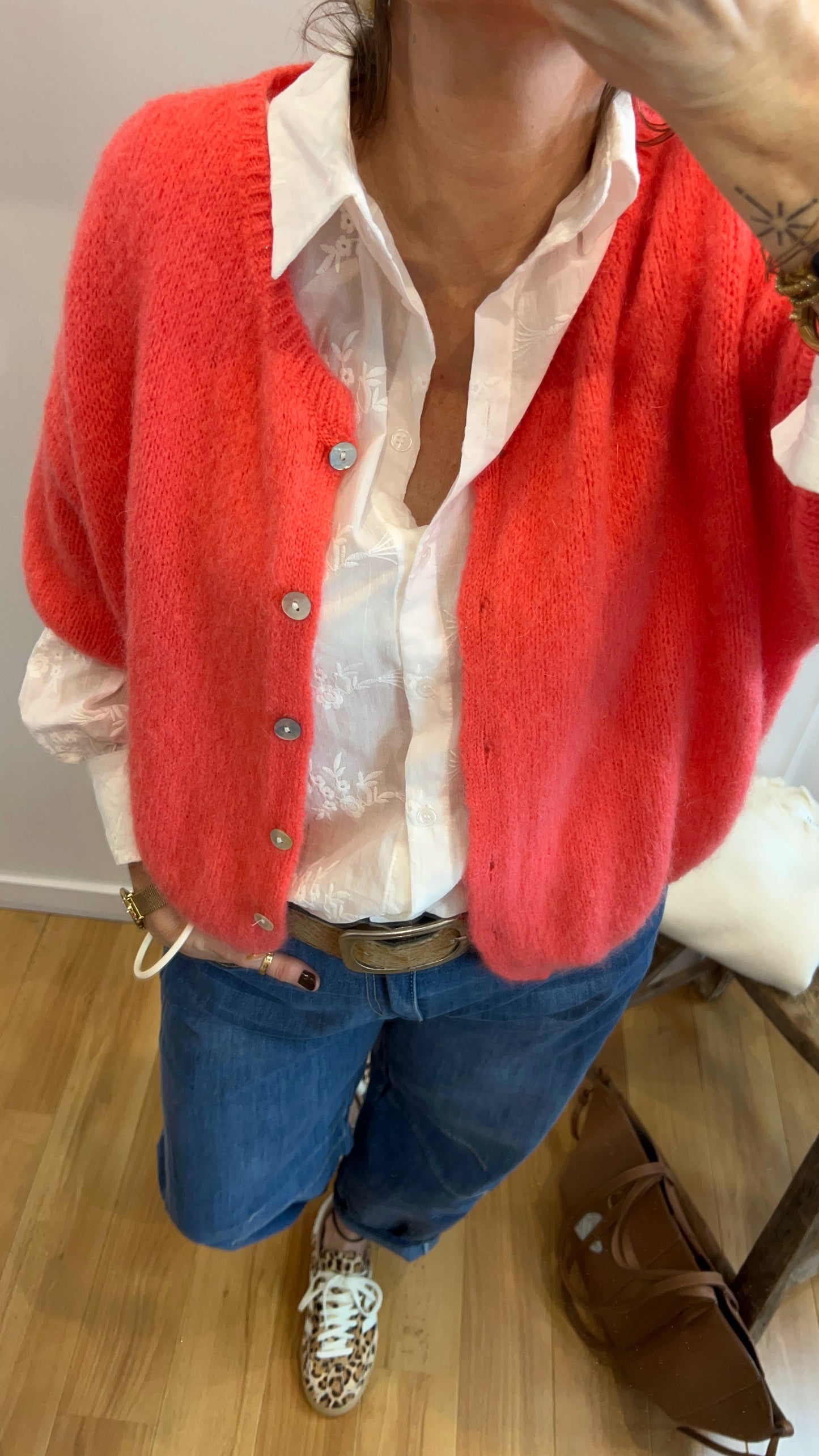 Gilet LOUNA corail
