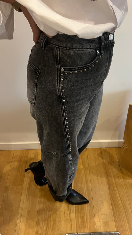 Jeans Barrel | LUCIEN gris
