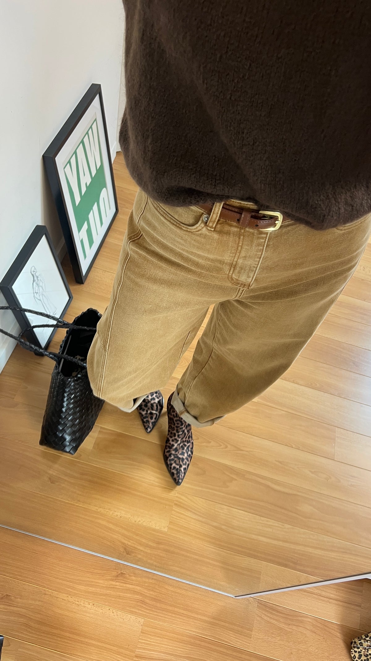Jean ballon camel | GASTON